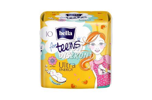 Bella For Teens eü.betét Energy (sárga), 10 db