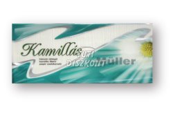 Müller papírzsebkendő 3 rétegű Kamillás, 100 db