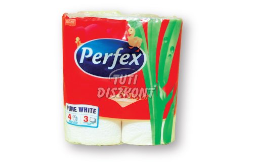 Perfex Boni WC papír 3 rétegű 4 tekercses, 4 tek