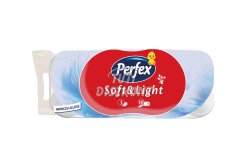 Perfex WC papír 10 tekercses 3 rétegű 84 lapos, 10 tek