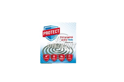 Protect Plus szúnyogirtó spirál, 10 db