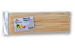 Saslikpálcika 25 cm bambusz, 100 CS