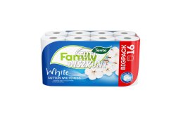 Tento WC papír 16 tek, 2 rtg, Family White, 16 tek