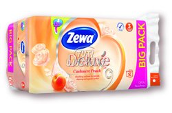 Zewa Deluxe WC papír 3 rétegű 16 tekercses Barack, 16 tek