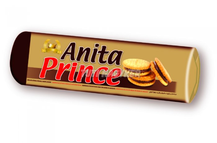 Anita Prince töltött keksz kakaó, 125 g
