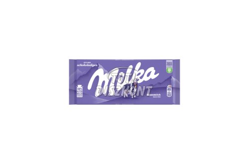 Milka táblás csokoládé 100gr Alpesi tej X, 100 g