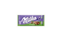 Milka táblás csokoládé 100gr Egész mogyorós X, 100 g