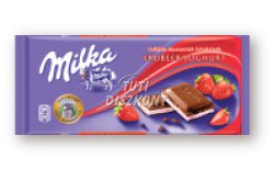 Milka táblás csokoládé 100gr Eper-joghurt X, 100 g