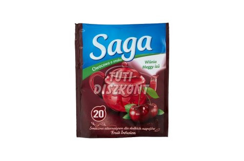 Saga teafilter meggy, 34 g