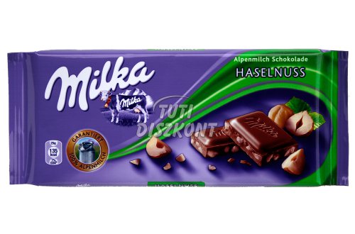 Milka táblás csokoládé 100gr Törtmogyorós X, 100 G