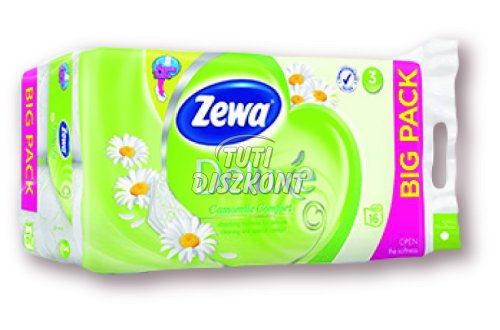 Zewa Deluxe WC papír 16 tekercses 3 rétegű Kamilla, 16 TEK