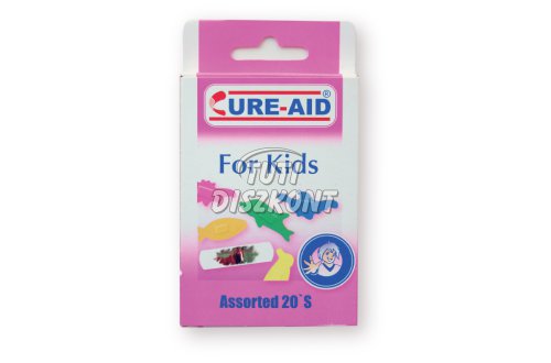 Cure-Aid sebtapasz gyerek ( vegyes állatmintás), 20 DB