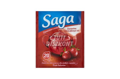 Saga teafilter Vörösáfonya, 20 DB