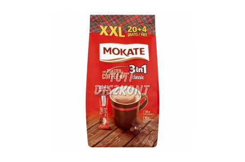 Mokate 3in1 XXL kávé 24x17g, 408 G