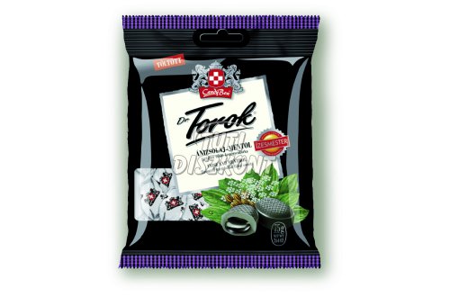 Dr. Torok Ánizsolaj-menthol töltött kemény cukorka, 75 G