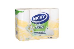 Nicky wc papír 3rétegű Kamilla, 24 TEK