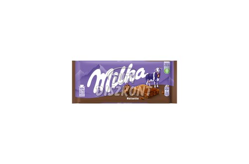 Milka táblás csokoládé 100gr Noisette X, 100 g