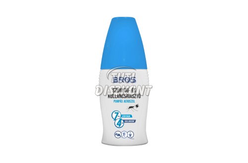 Bros Plus szúnyog és kullancsriasztó pumpás 100ml B001, 100 ml