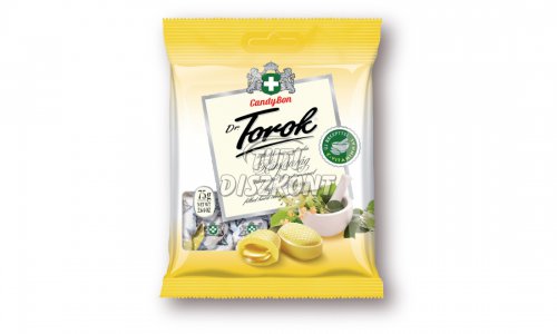 Dr. Torok Hársfavirág töltött kemény cukorka, 75 G