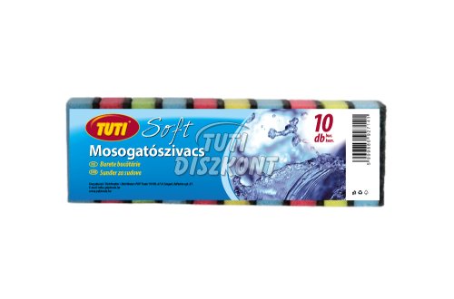 TUTI Soft mosogatószivacs 10db, 10 DB