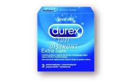 Durex óvszer Extra Safe 3db, 3 DB