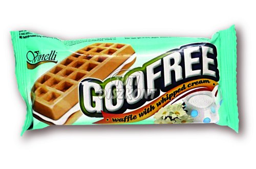 GooFree tejszínes krémmel töltött gofri, 50 G