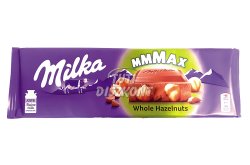 Milka táblás csokoládé 270gr Egész mogyorós X, 270 G