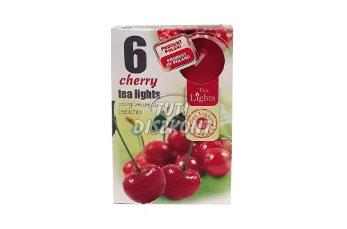 Teamécses illatos cherry, 6 DB