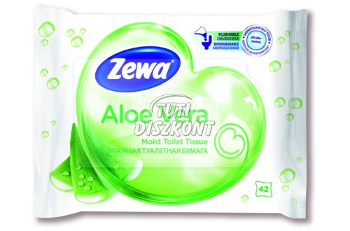 Zewa nedves toalett papír 42db-os Aloe Vera, 42 db