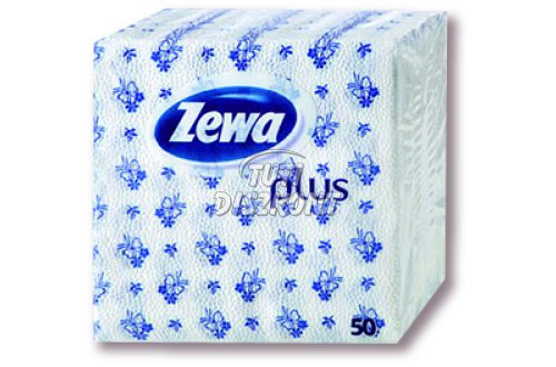 Zewa Plus szalvéta 1 rétegű 45db-os mintás, 45 DB