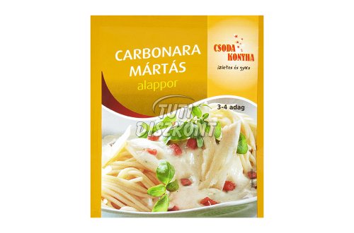 Csoda Konyha alappor Carbonara mártás, 26 G