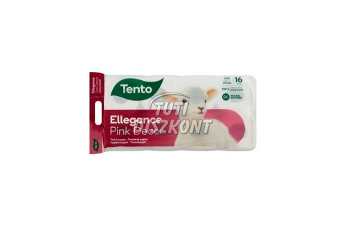 Tento WC papír 16 tek, 3 rtg, Ellegance pink decor, 16 TEK