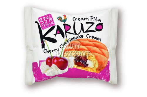 Karuzo Cream pita krémtúrós-cseresznyés töltelékkel, 82 g