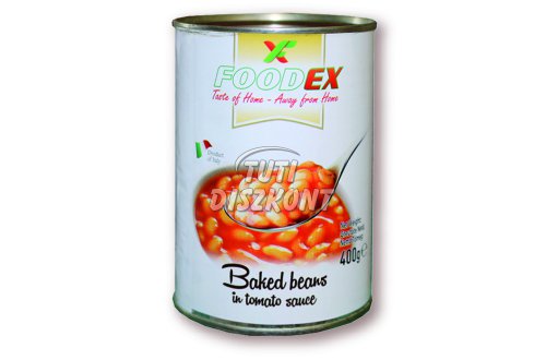 Foodex Fehér bab paradicsomos mártásban, 400 g