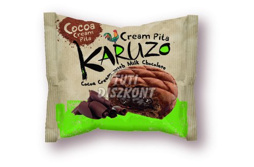 Karuzo Cream pita kakaós- kakaós töltelékkel, 82 g
