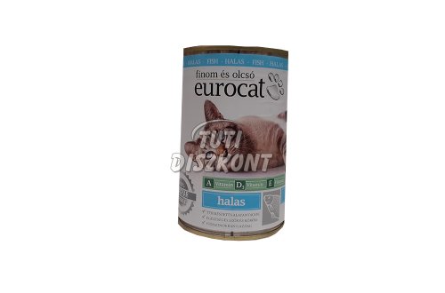 Euro cat cicakonzerv hal, 415 g