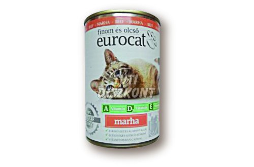 Euro cat cicakonzerv marha, 415 g