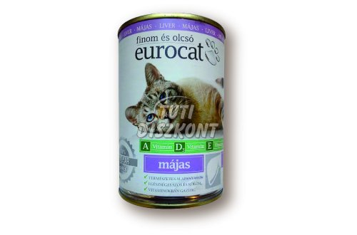 Euro cat cicakonzerv máj, 415 g