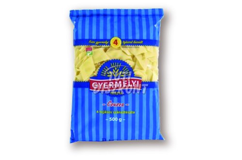 Gyermelyi száraztészta 4t csusza, 500 G