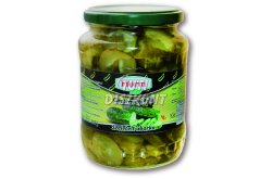 Szeletelt csemegeuborka Cibus, 720 ML