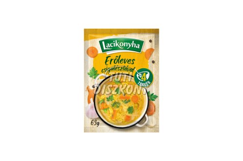 Lacikonyha erőleves csigatésztával 3/4 tányéros, 63 G
