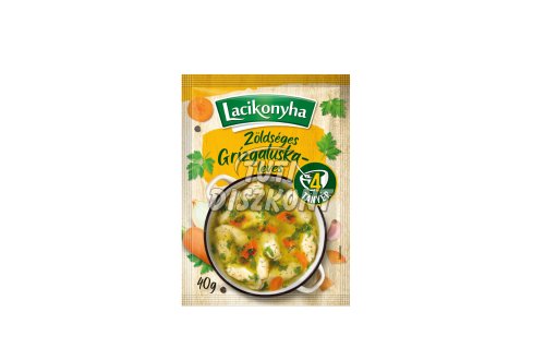 Lacikonyha zöldséges grízgaluskaleves 3/4 tányéros, 40 G
