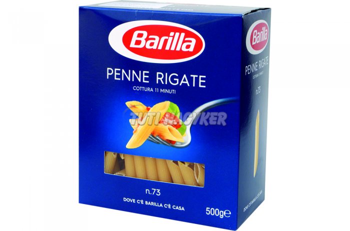 Barilla száraztészta Penne Rigate N73, 500 G
