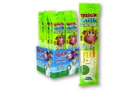 Quick Milk ízesített szívószál 5x6g banán, 30 G