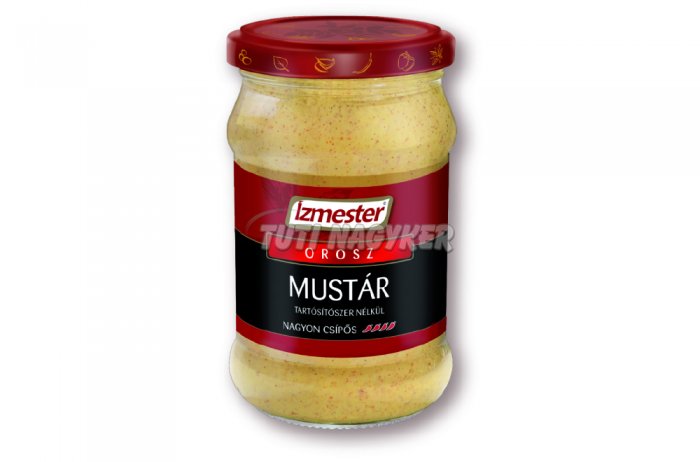 Ízmester mustár tüzes, 288 G