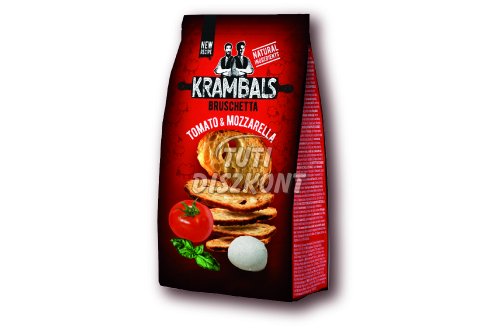 Krambals pirított kenyérszelet paradicsom-mozzarella ízű, 70 G