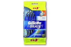 Gillette Blue3 Smooth eldobható borotva 12db, 12 db