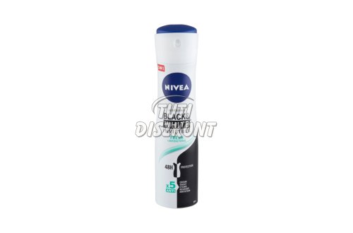 Nivea deo spray női Invisible Black-White Fresh X, 150 ML