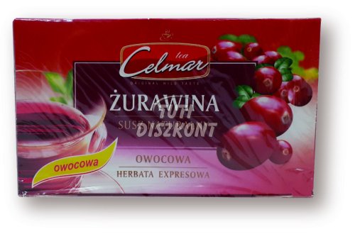 Celmar gyümölcstea vörösáfonya, 34 g