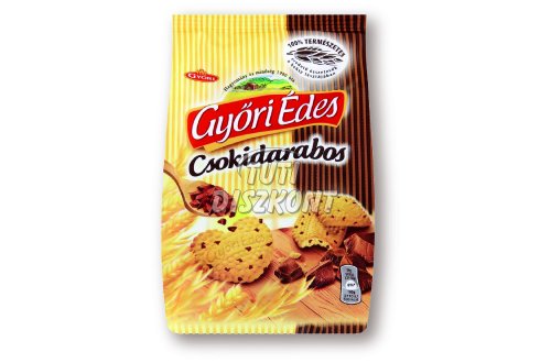 Győri Édes keksz csokidarabos, 150 g